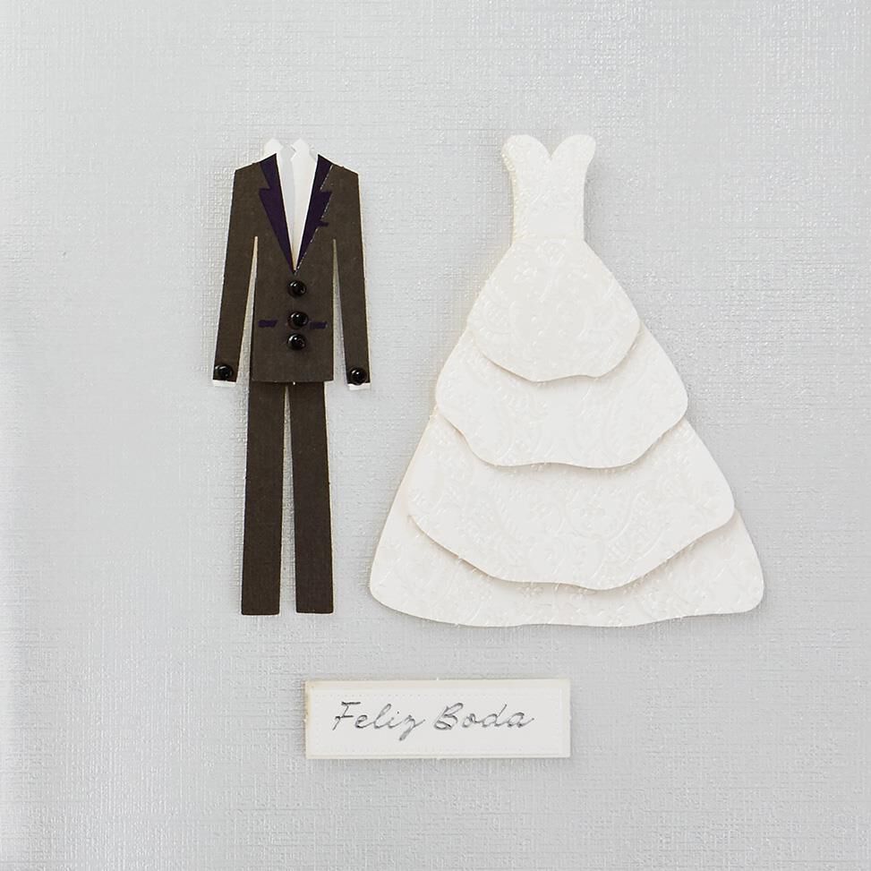 Feliz Vida Spanish-Language Wedding Card