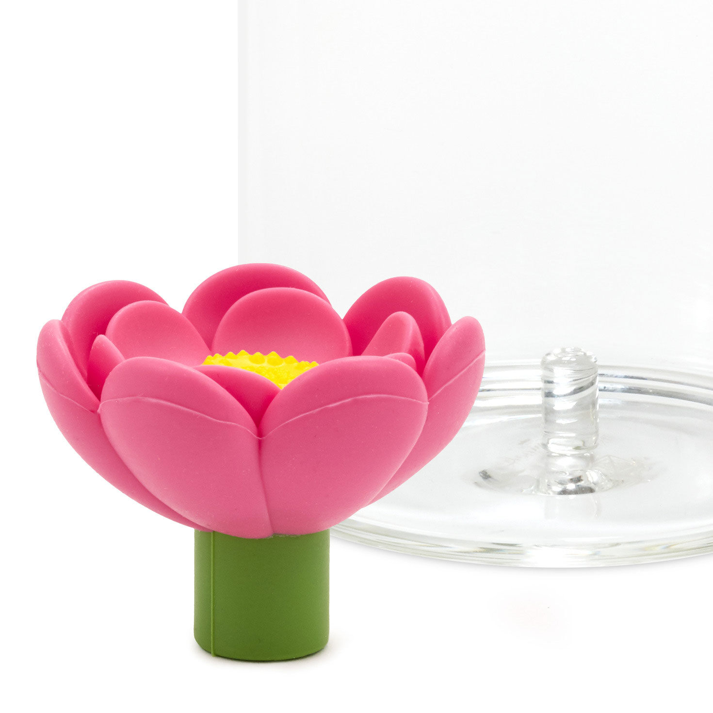 Charmers Pink Flower Silicone Charm, , large image number 4