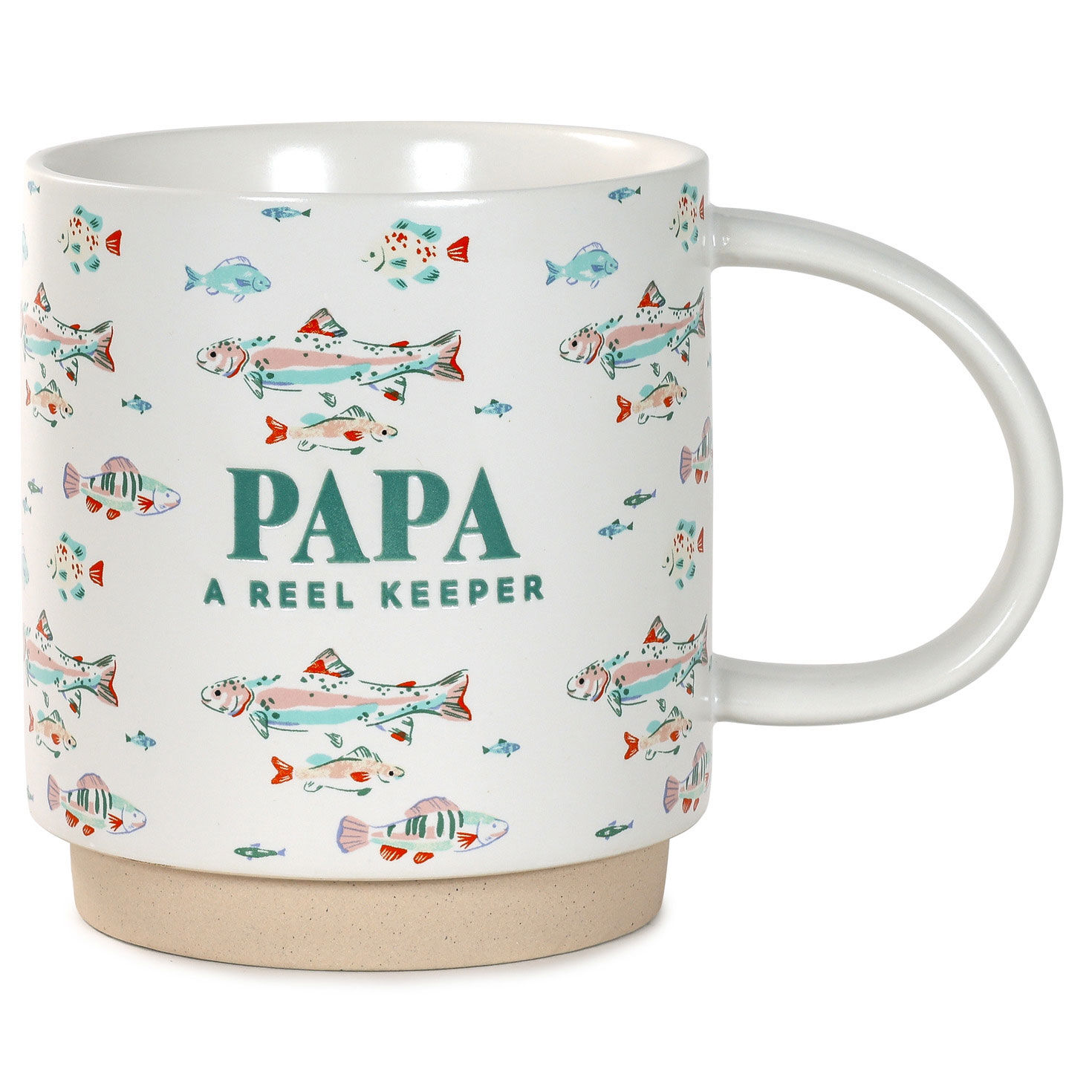 Papa A Reel Keeper Funny Mug, 16 oz.
