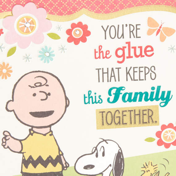 Peanuts® Gang Stuck With Us Funny Mother's Day Card, , large image number 4