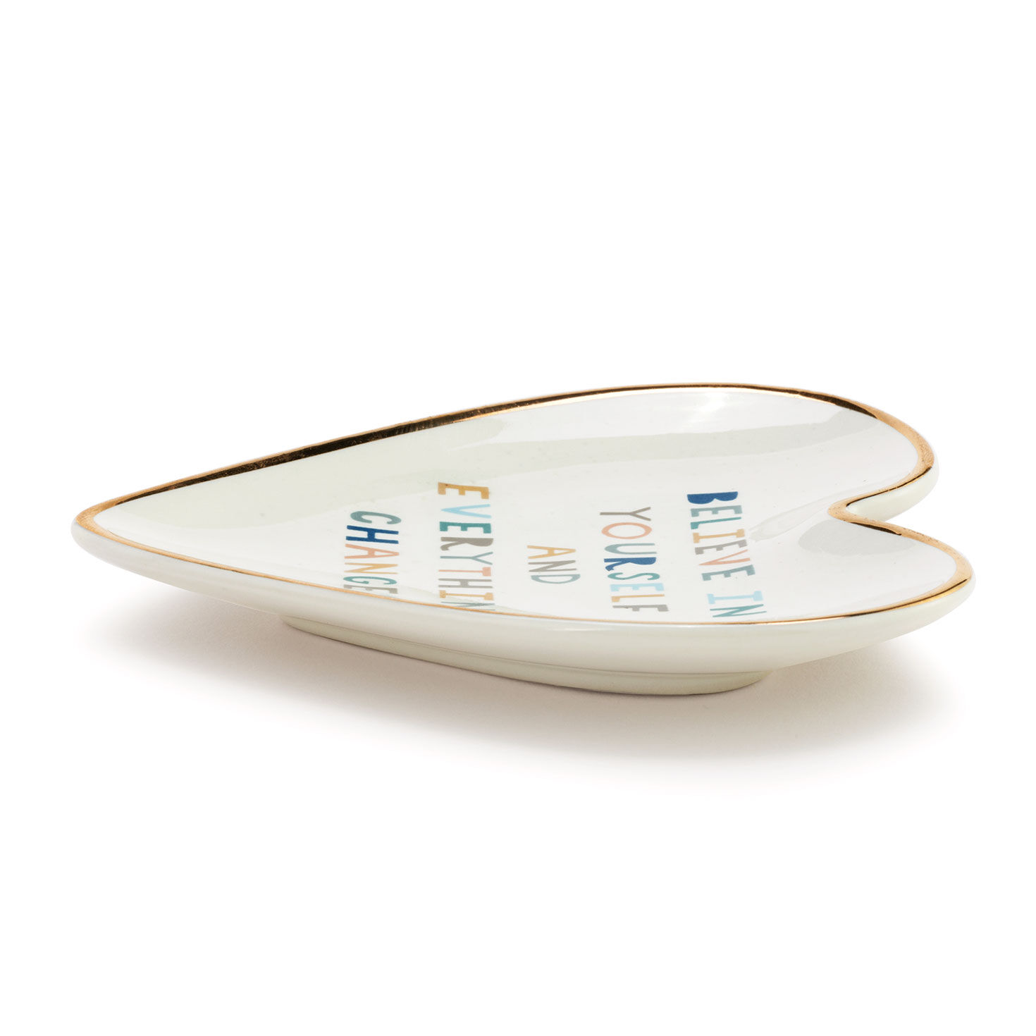 Demdaco Believe In Yourself Art Heart Trinket Dish, , large image number 2