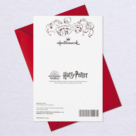 Harry Potter™ Marauder's Map™ Romantic Love Card, , large image number 8