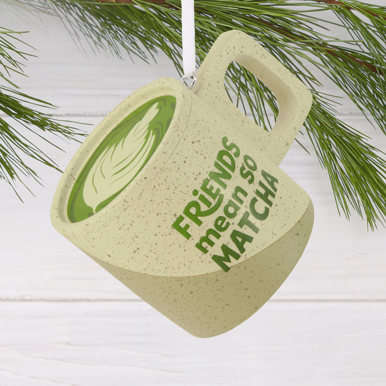 Matcha Mug Hallmark Ornament, , large image number 2