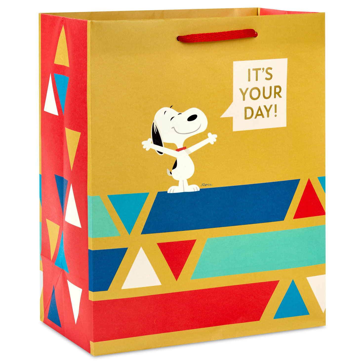 9.6&quot; Peanuts® It's Your Day Medium Gift Bag