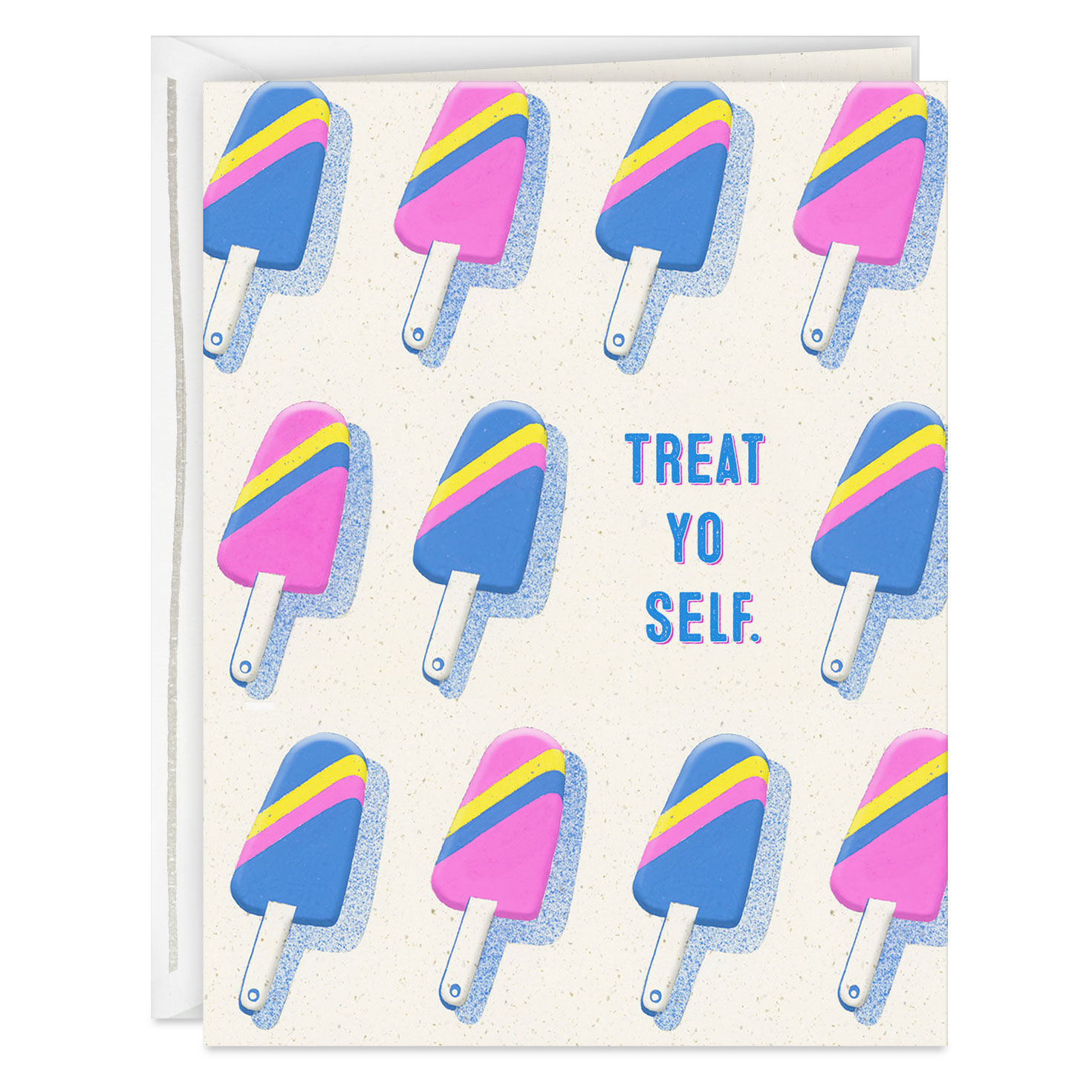 Treat Yo Self Funny Birthday Card