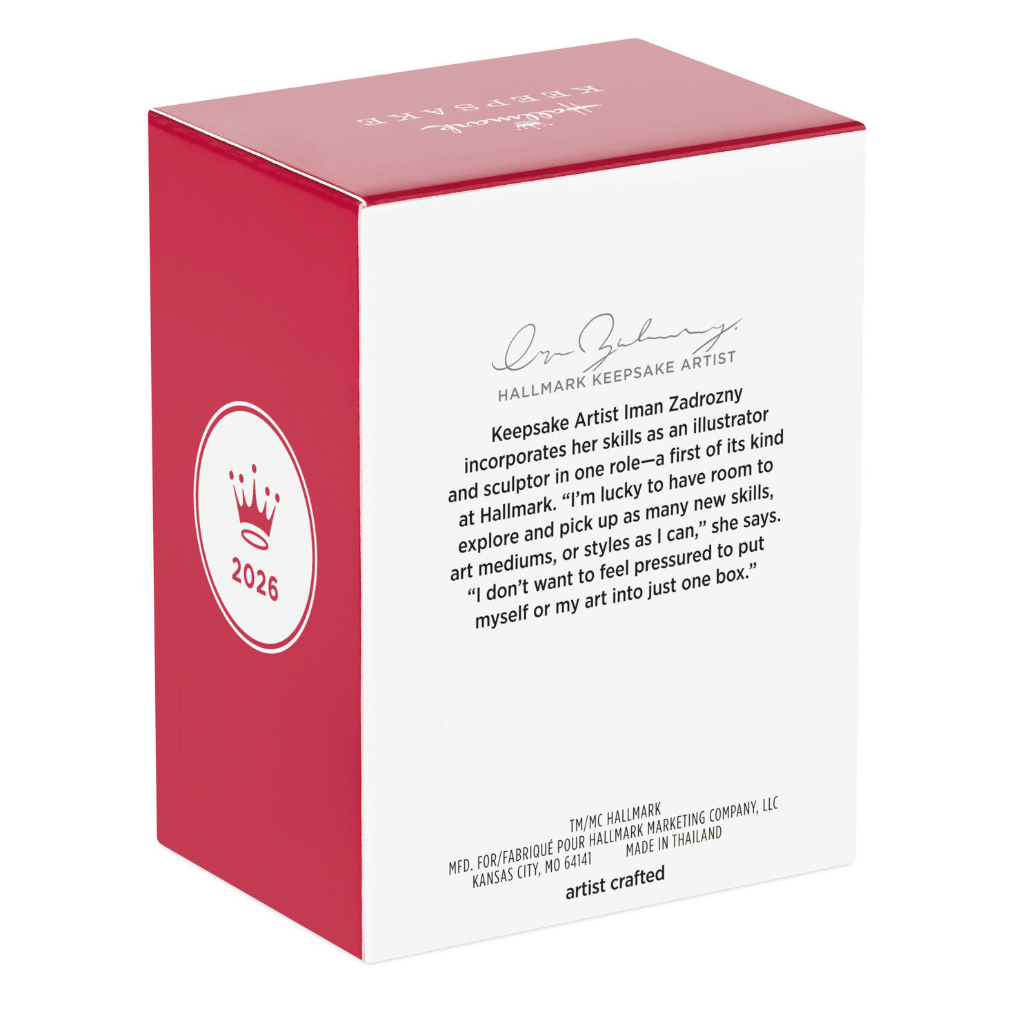 Snow White With Basket Keepsake Ornament Package Back image number 8