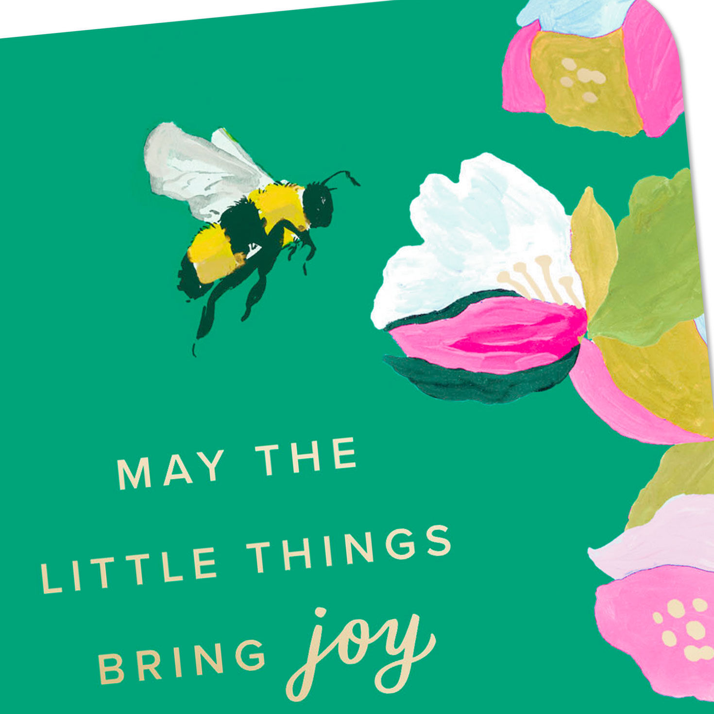 May the Little Things Bring Joy Encouragement Card - Greeting Cards ...