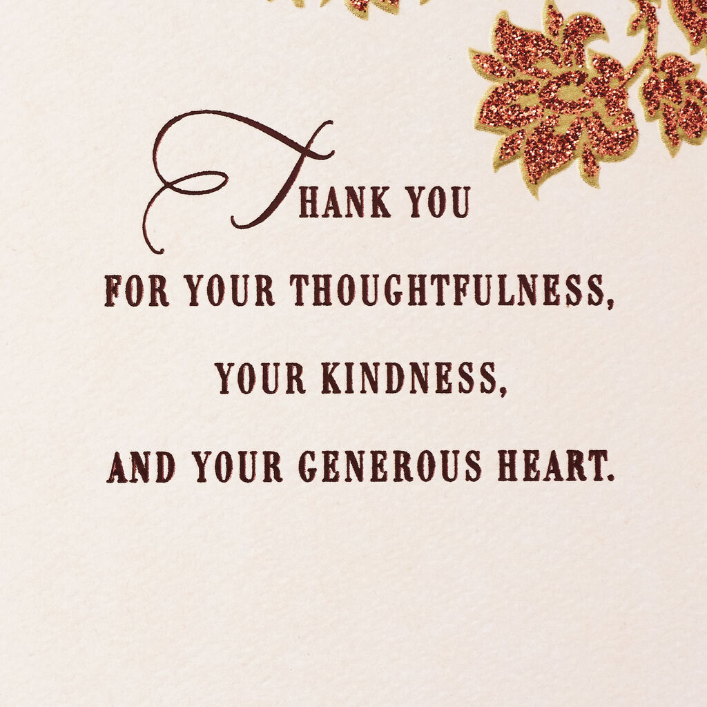 Thank You For Your Kindness And Generosity لم يسبق له مثيل الصور