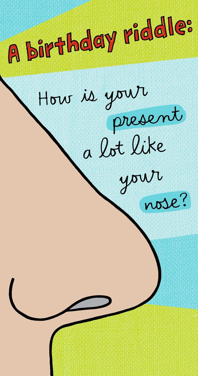 Pick a Gift Money Holder Birthday Card