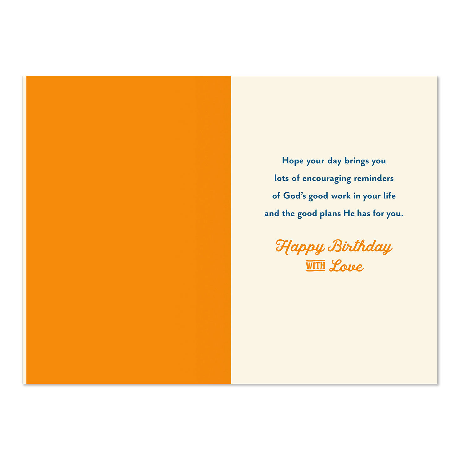 God's Good Work in Your Life Religious Birthday Card for Grandson, , large image number 2