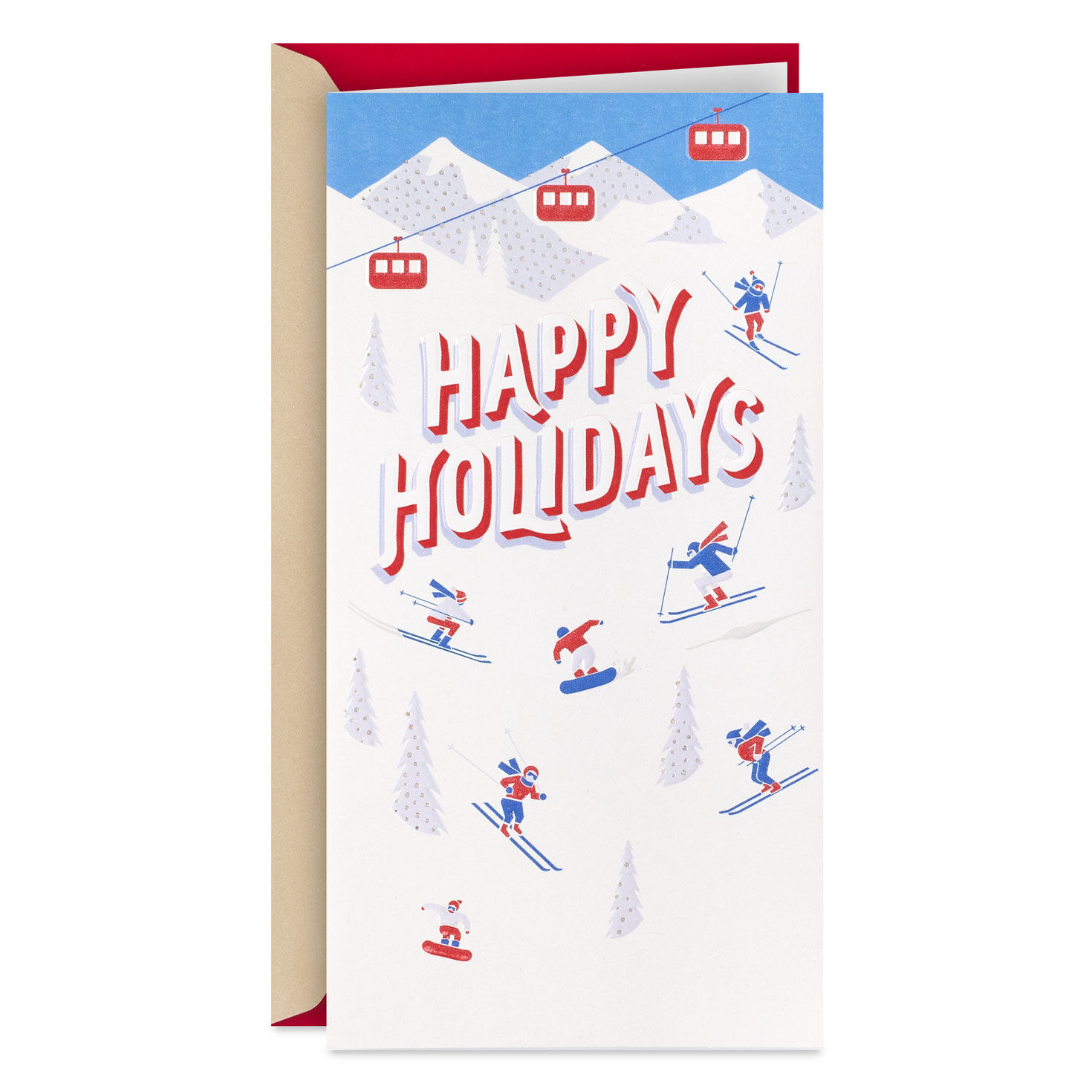 Adding a Little Extra Happy Money Holder Holiday Card