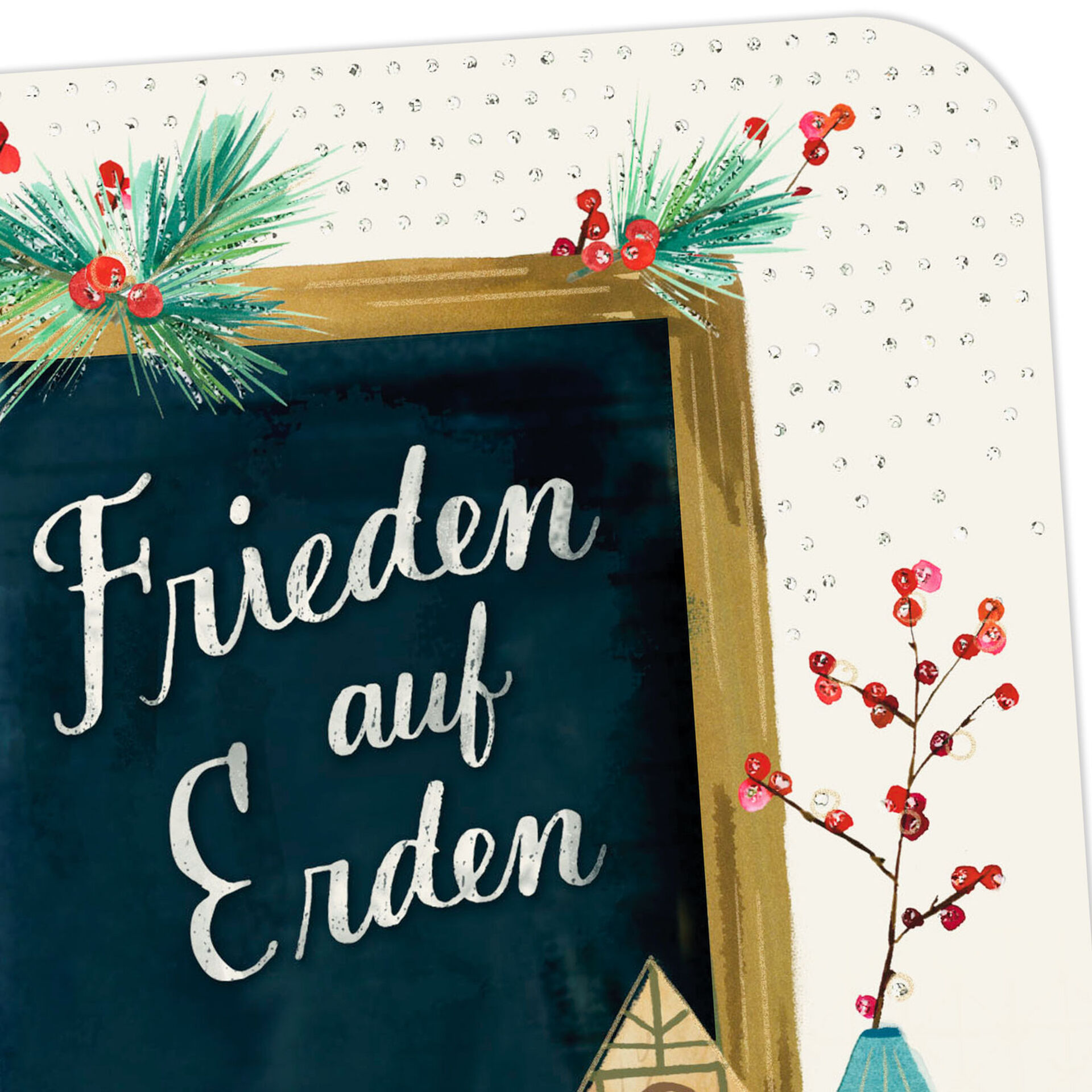 You Make the World Better German-Language Christmas Card - Greeting