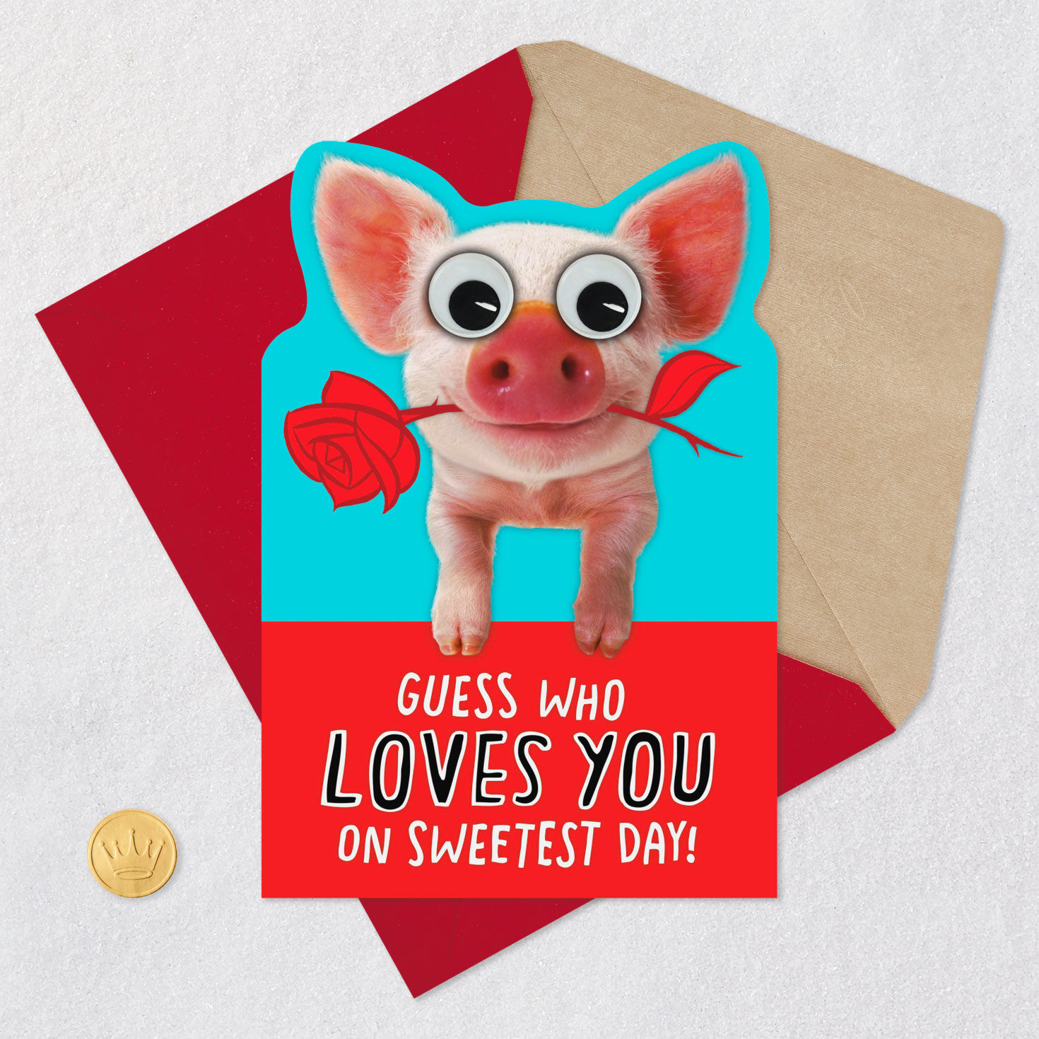 Guess Who Loves You Funny Sweetest Day Card for only USD 3.59 | Hallmark