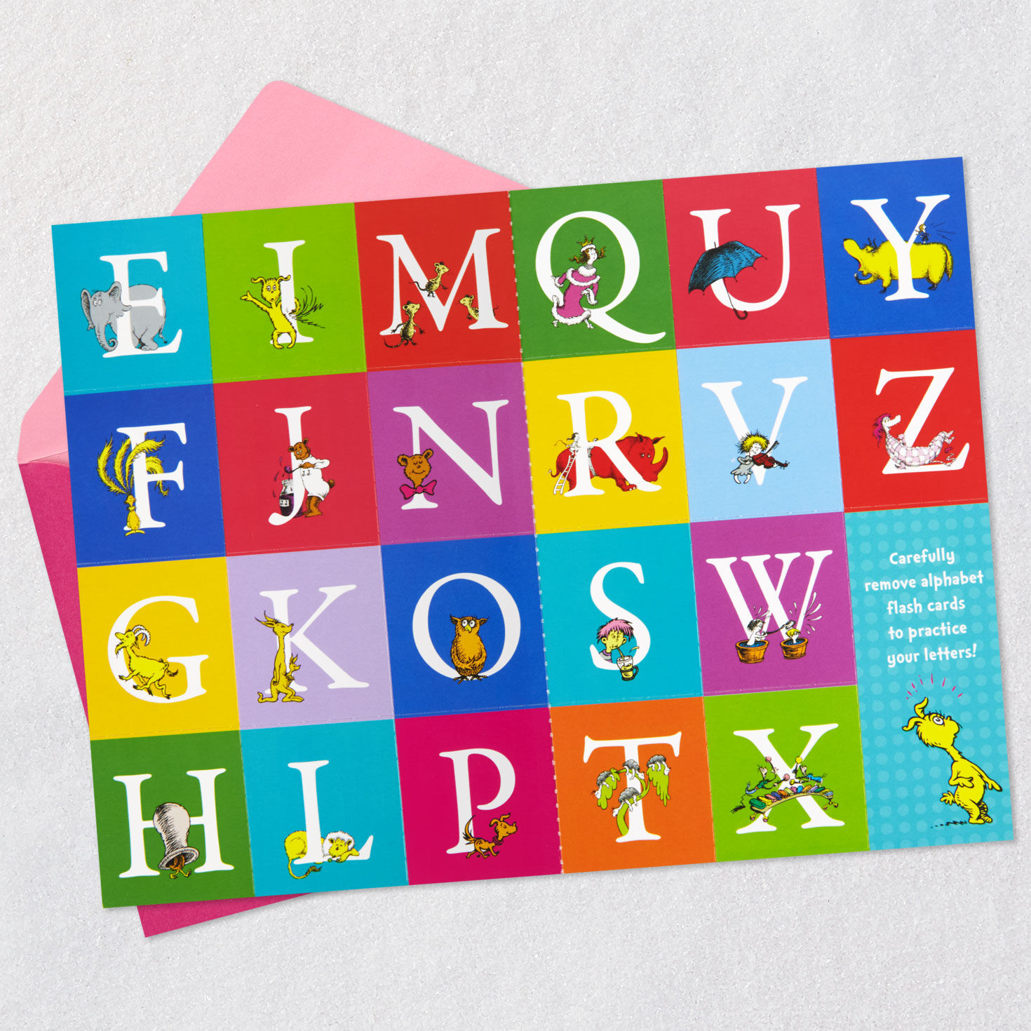 Dr. Seuss Granddaughter Birthday Card Open card with envelope image number 5