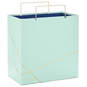 7.7" Mint Green With Gold Medium Square Gift Bag, , large image number 1