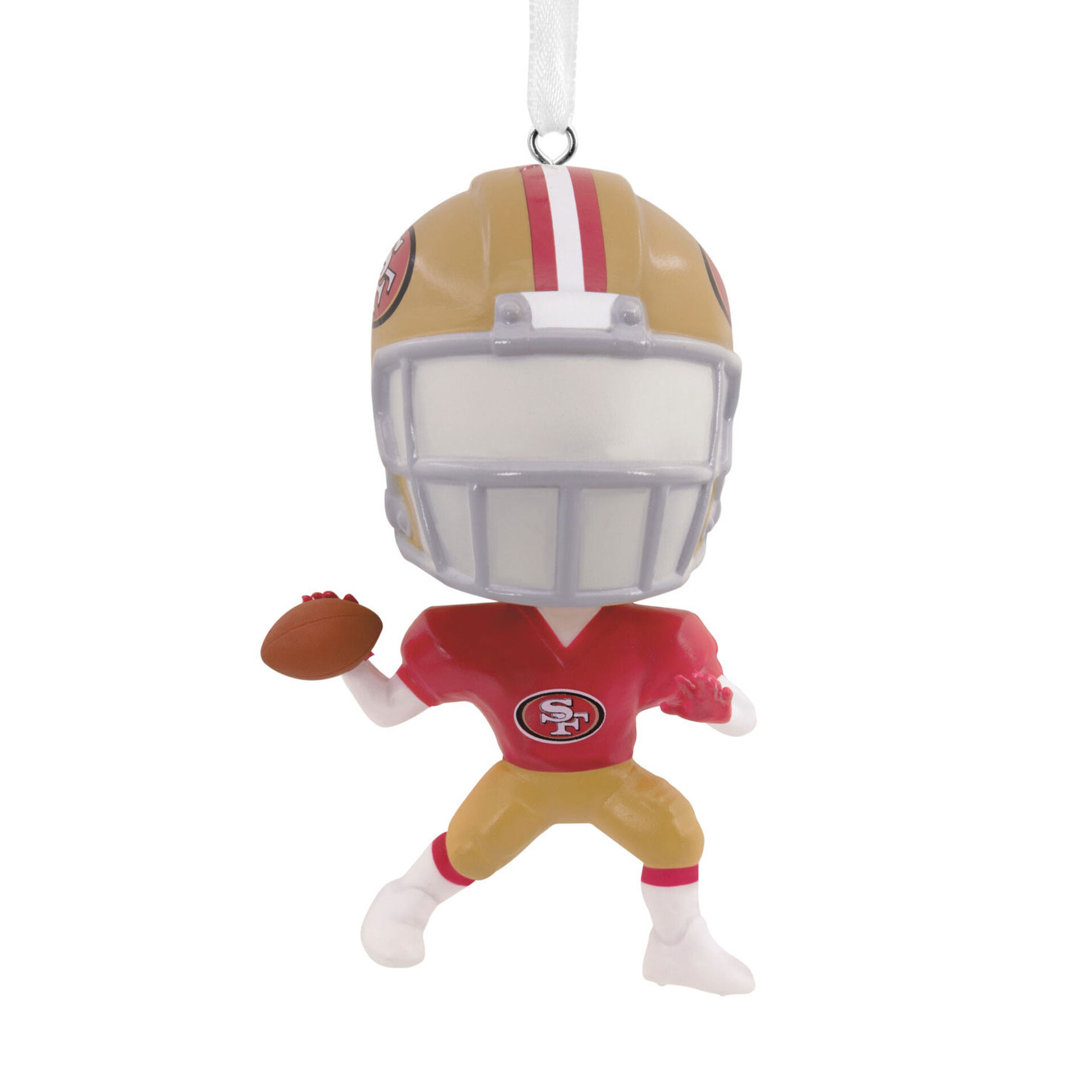 Nfl San Francisco 49ers Bouncing Buddy Hallmark Ornament Gift Ornaments Hallmark