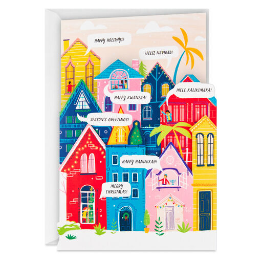 UNICEF Season's Greetings Village Boxed Holiday Cards, Pack of 12, 