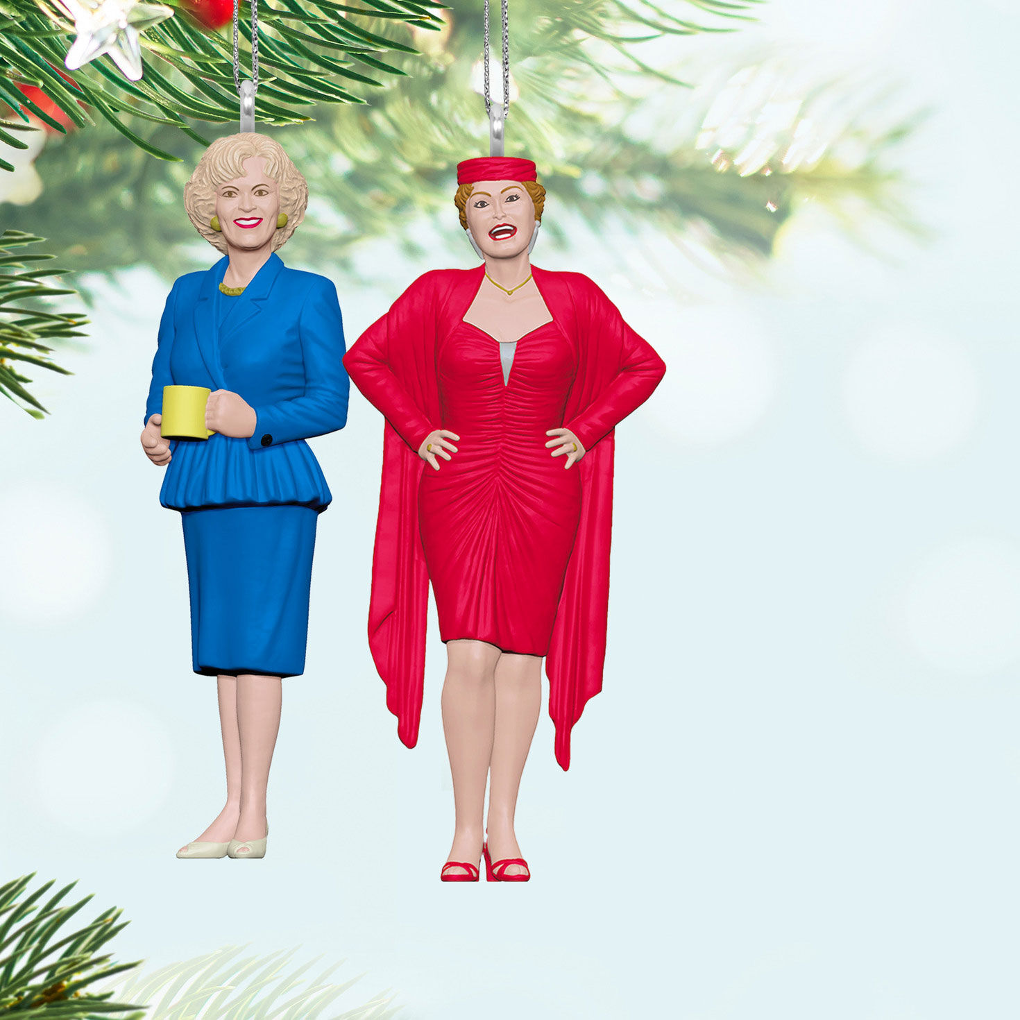 Mini The Golden Girls Ornaments, Set of 4 Keepsake Ornaments Hallmark