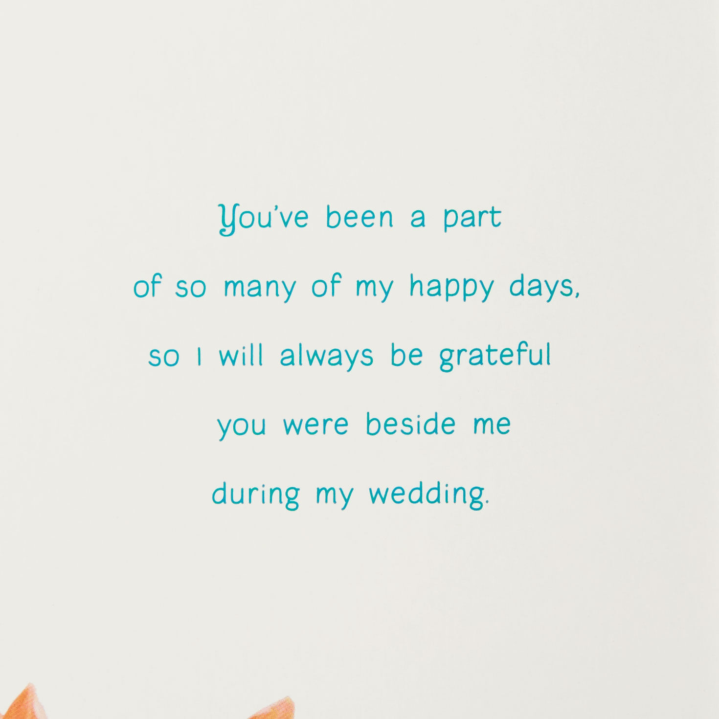 thank you for maid of honor