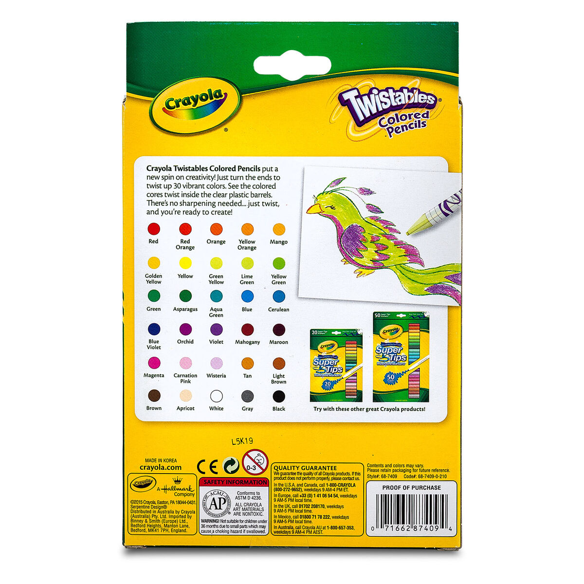 Crayola Twistables Colored Pencils, 30-Count - Arts & Crafts - Hallmark