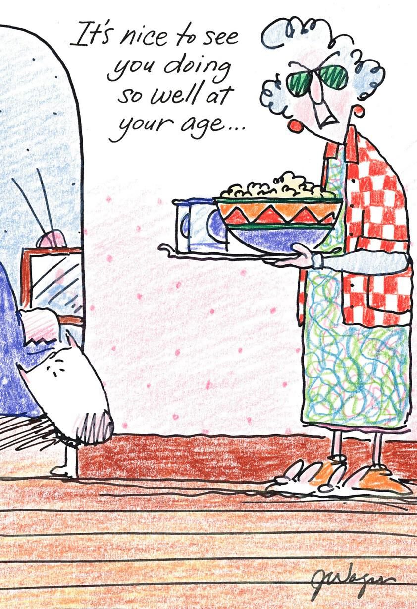 Keep Breathing Funny Birthday Card