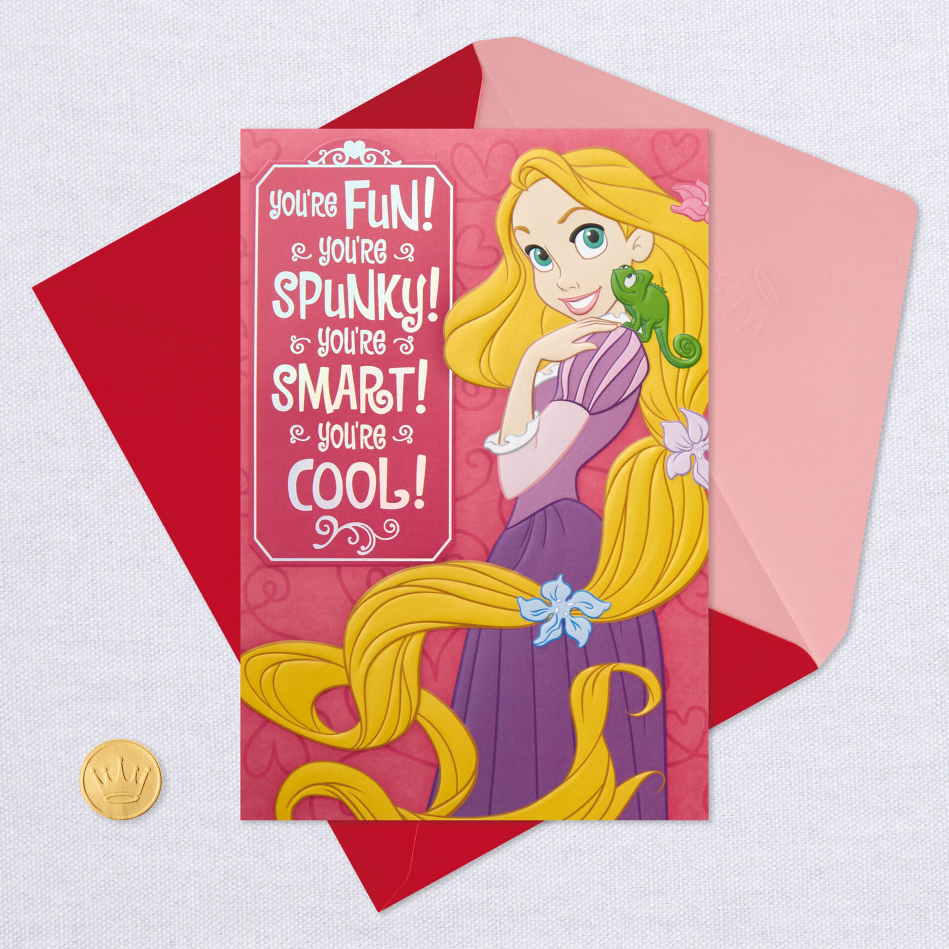 Disney Tangled Pop-Up Valentine's Day Card - Greeting Cards - Hallmark