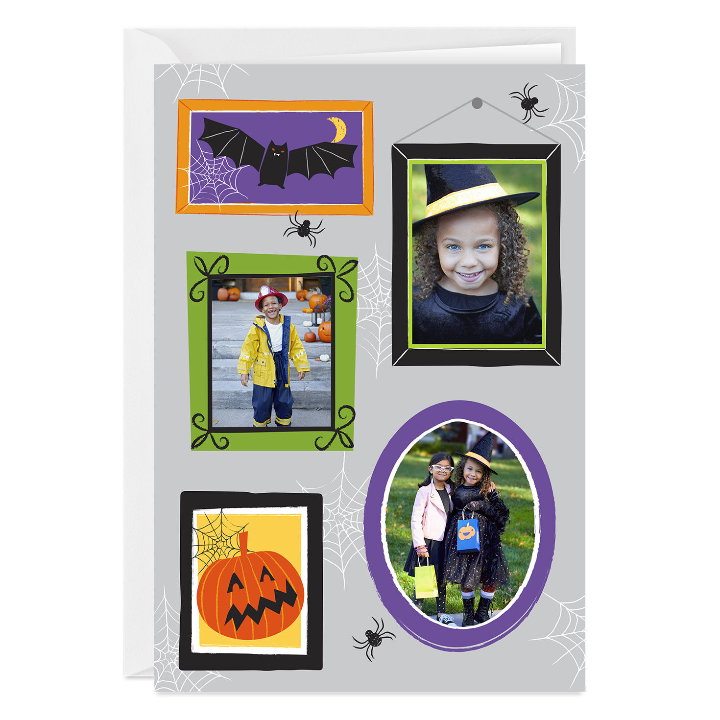 Boo Crew Photo Collage Custom Halloween Card for only USD 4.99 | Hallmark