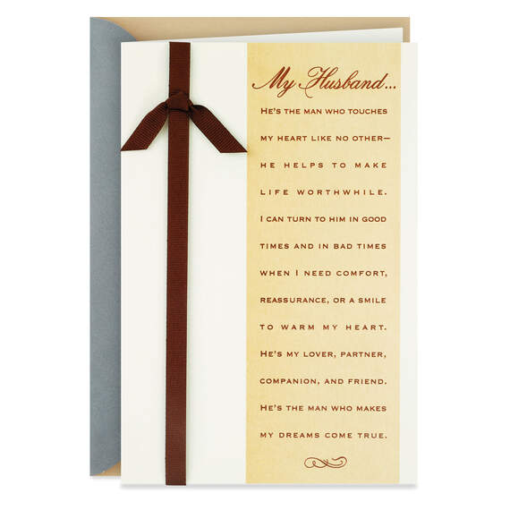 Lover, Partner, Friend Father's Day Card for Husband, , large image number 1