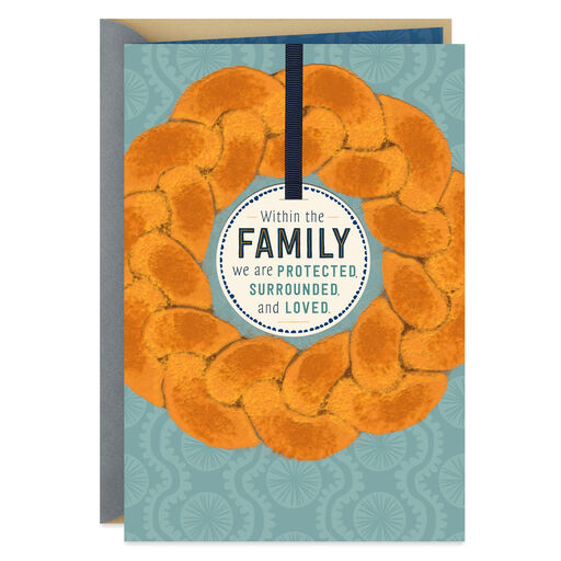Protected, Surrounded and Loved Rosh Hashanah Card for Family, 