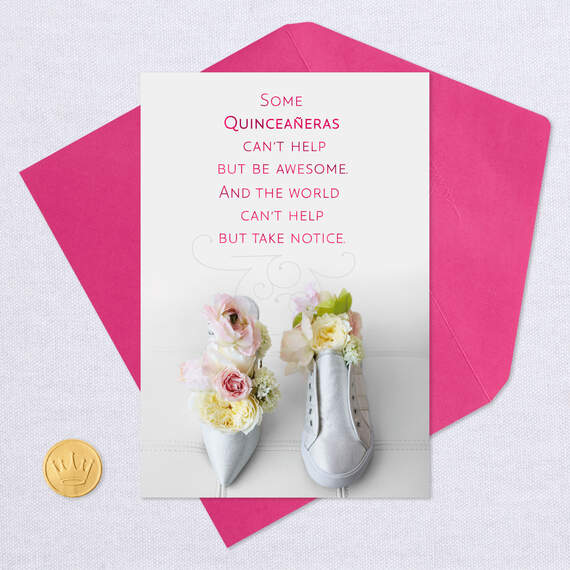 Stand-Out Señorita Quinceañera Card, , large image number 5
