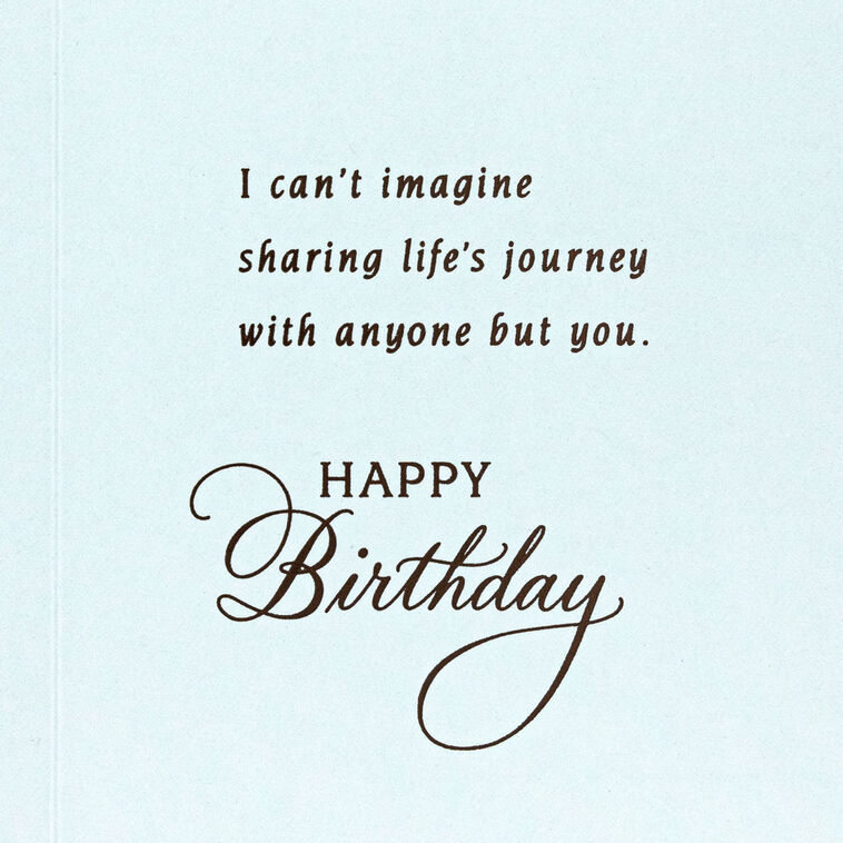 Sharing Life's Journey Birthday Card for Wife, , large image number 3