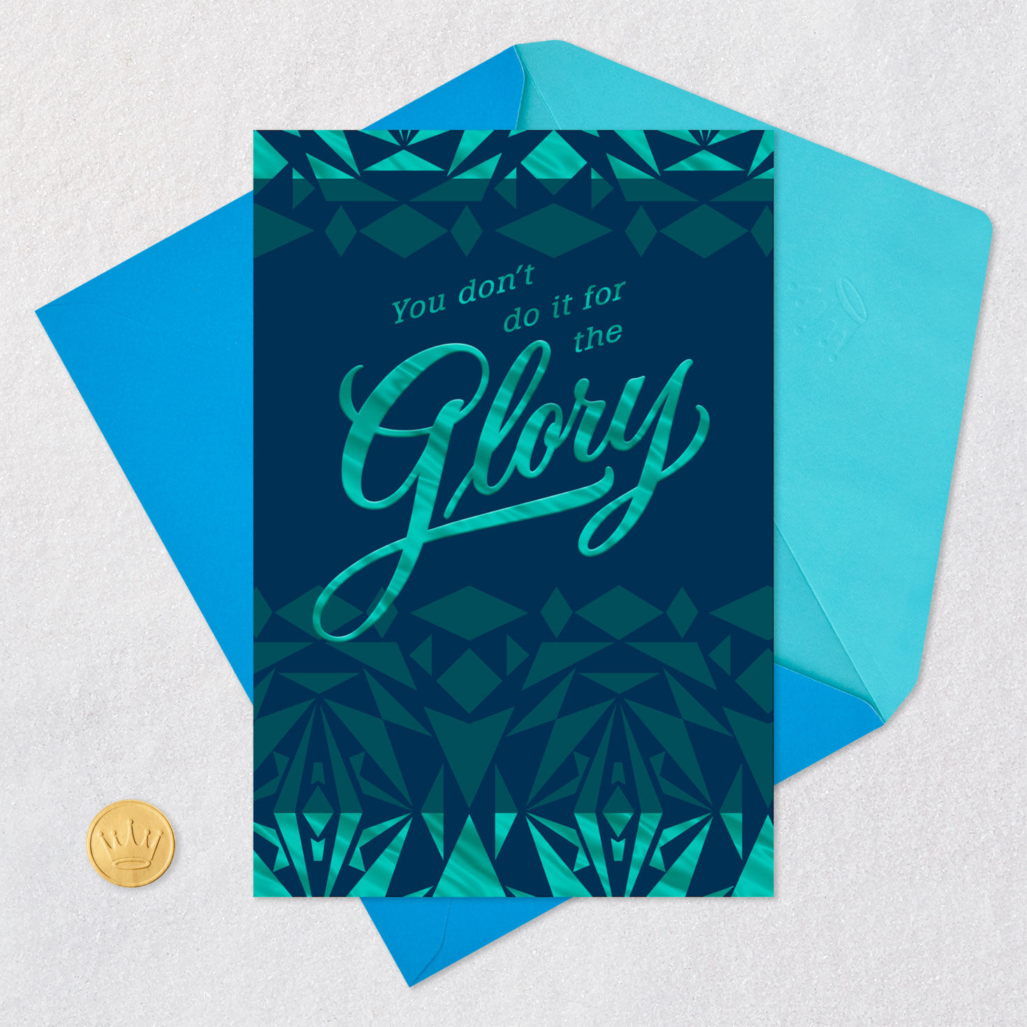 You Deserve the Glory Thank You Card - Greeting Cards | Hallmark
