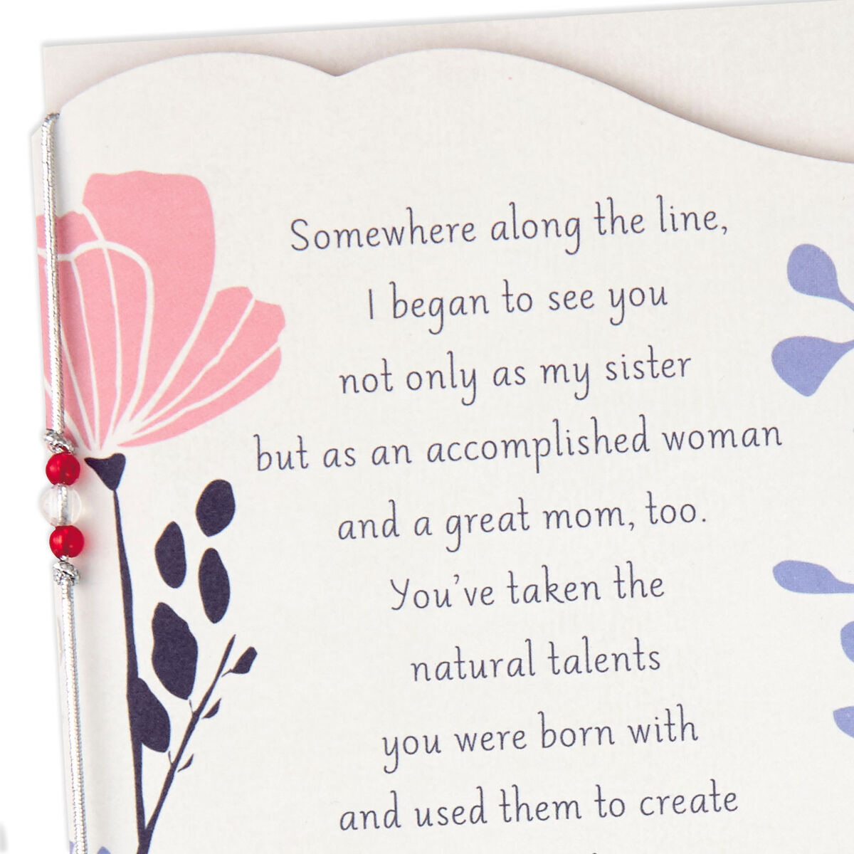 The Woman and Mother You Are Mother's Day Card for Sister Greeting