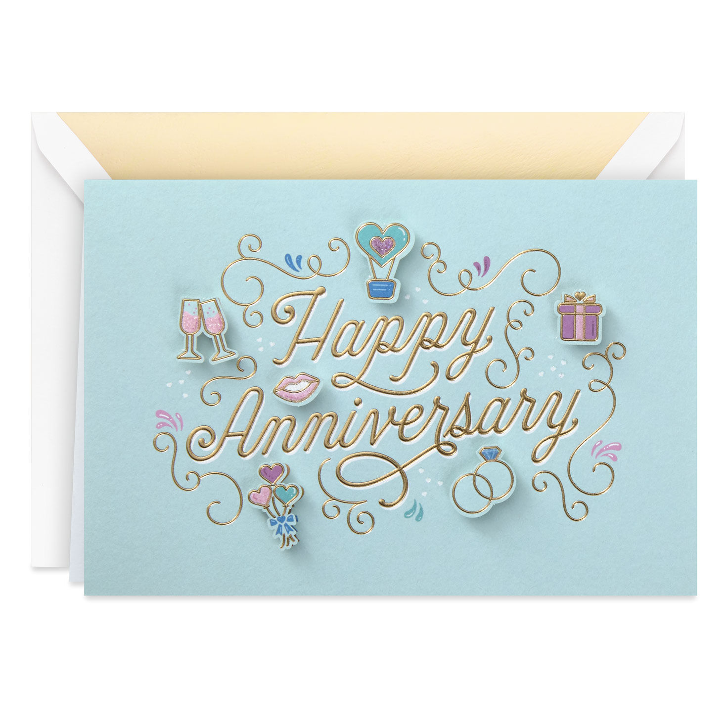 Icons of Love Anniversary Card for only USD 5.99 | Hallmark