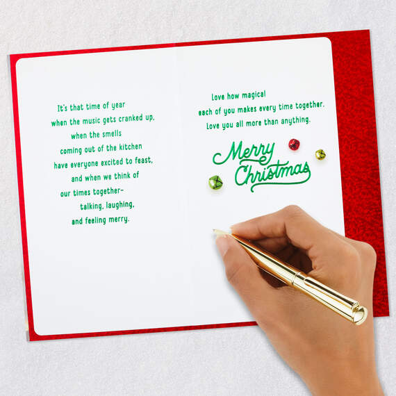 Love You All Christmas Card for Son and Family, , large image number 7