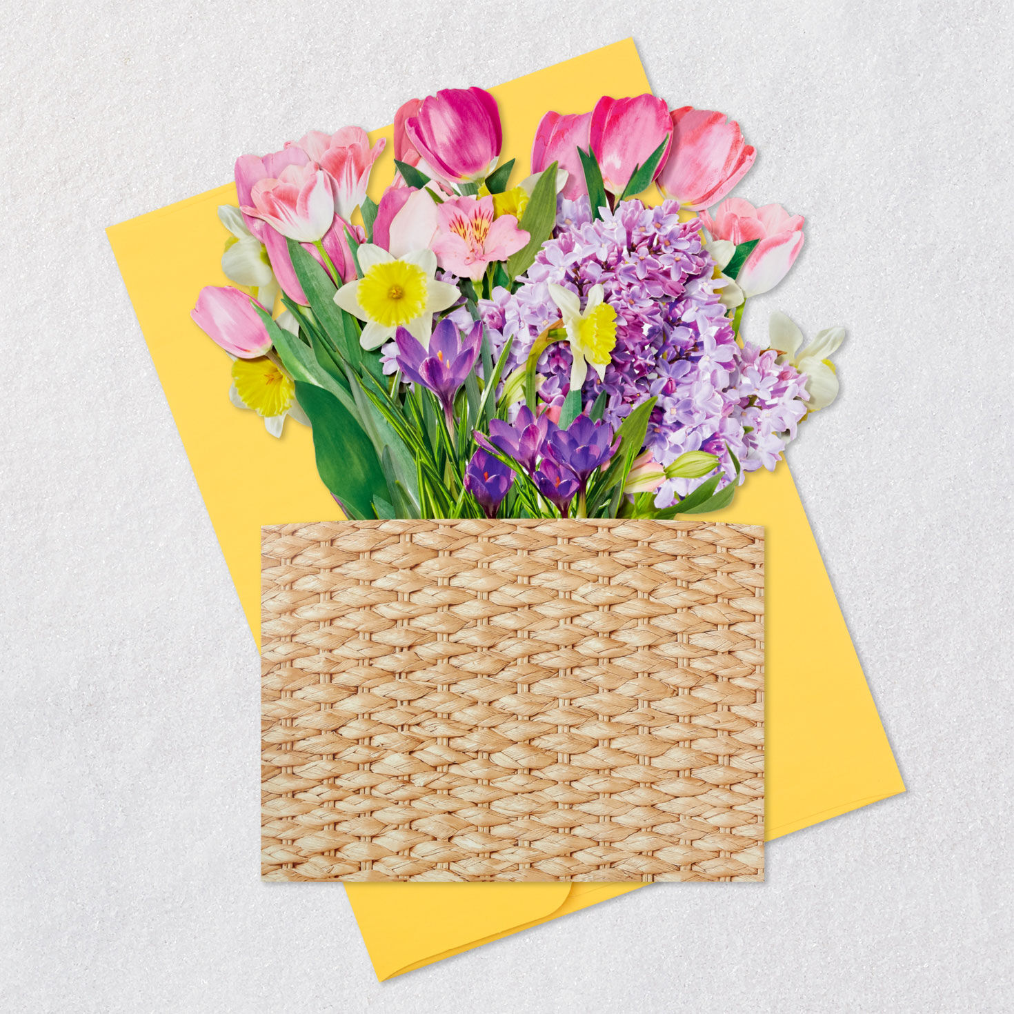Beautiful Day Spring Flower Bouquet 3D Pop-Up Easter Card, , large image number 8