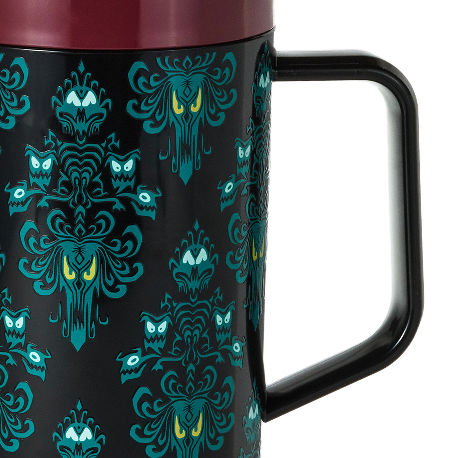 Haunted Mansion Handled Travel Cup With Eye Wallpaper upclose detail image number 4