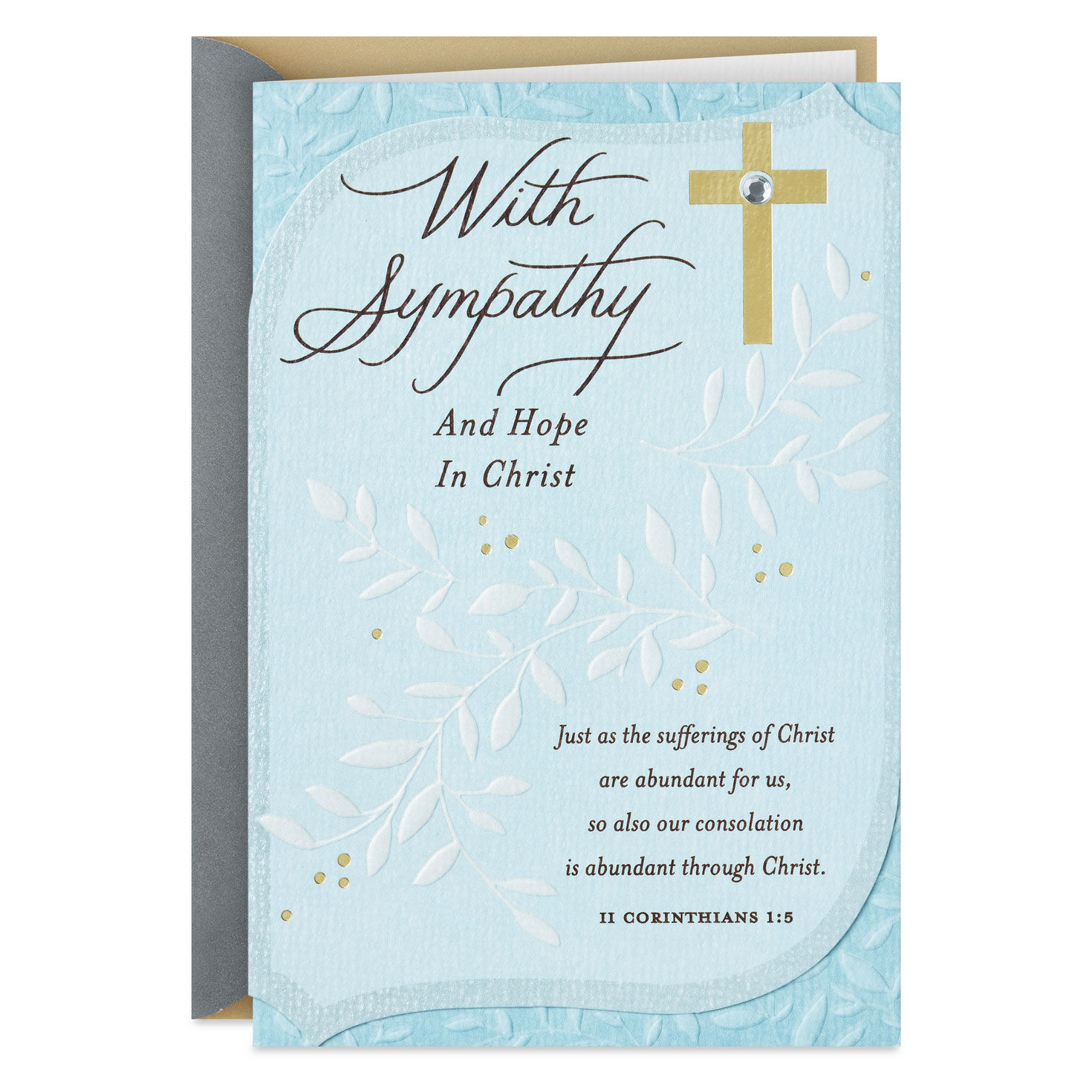 May You Find Hope and Strength Religious Sympathy Card