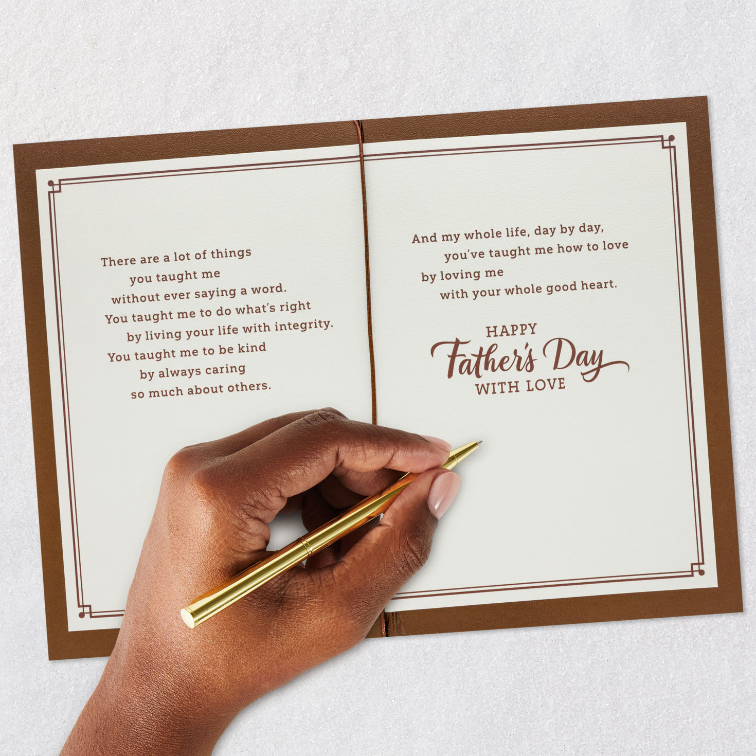 Ducks in Blue Sky Dad Father's Day Card Signing card image number 7