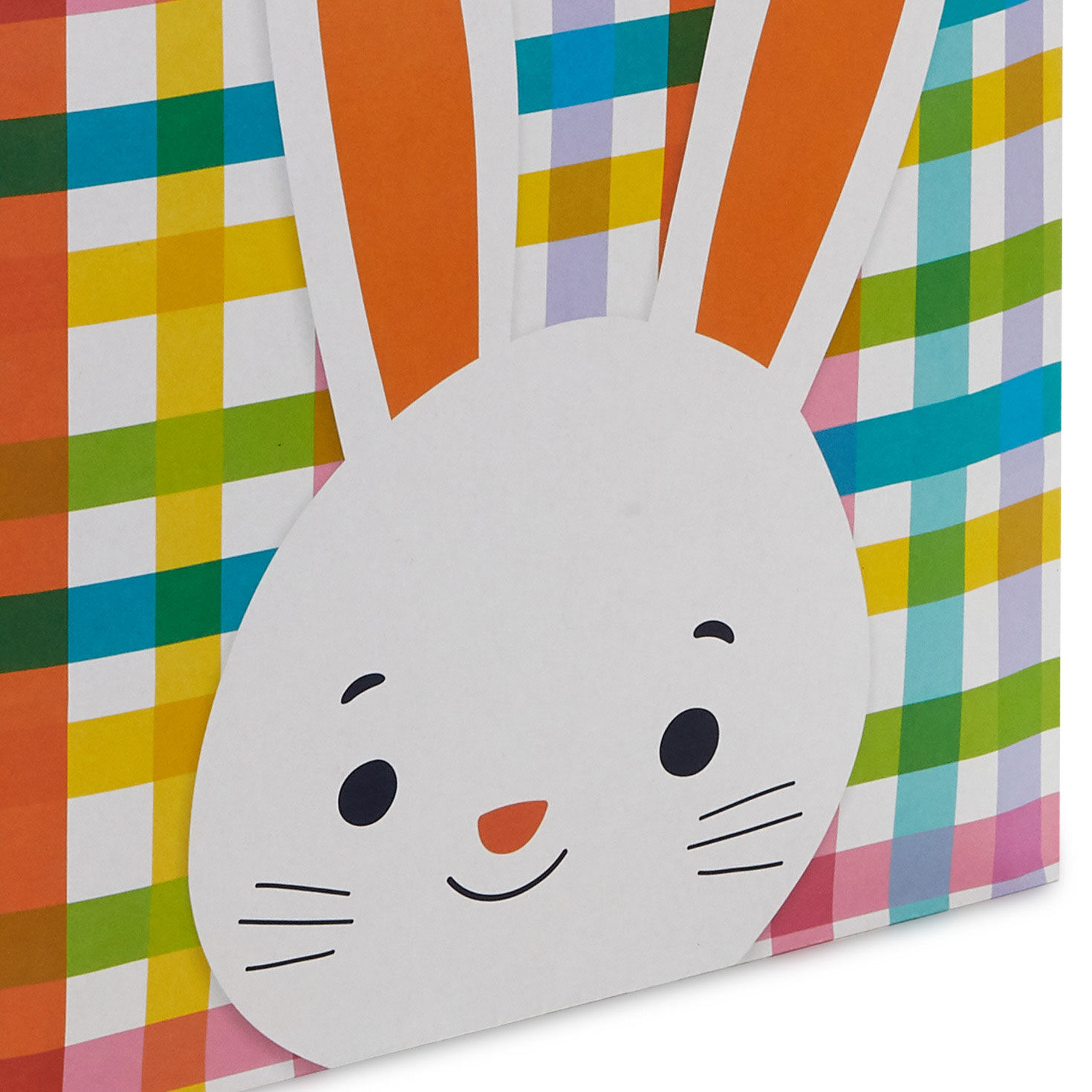 17" Bunny on Plaid Extra-Large Easter Gift Bag With Tissue Paper for only USD 8.99 | Hallmark