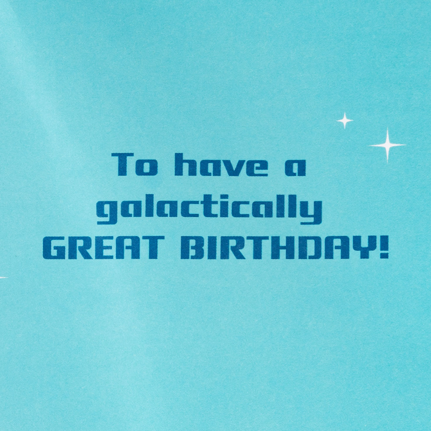Star Wars Birthday Card for Kids With Fold-Out Poster Sentiment image number 2