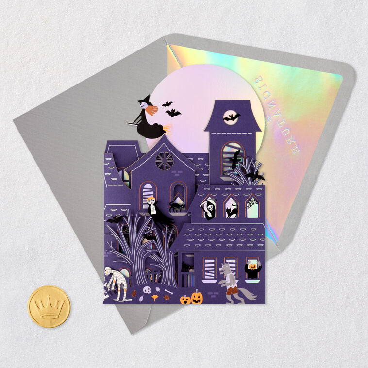 Fold-Out Haunted House Halloween Card - Greeting Cards | Hallmark