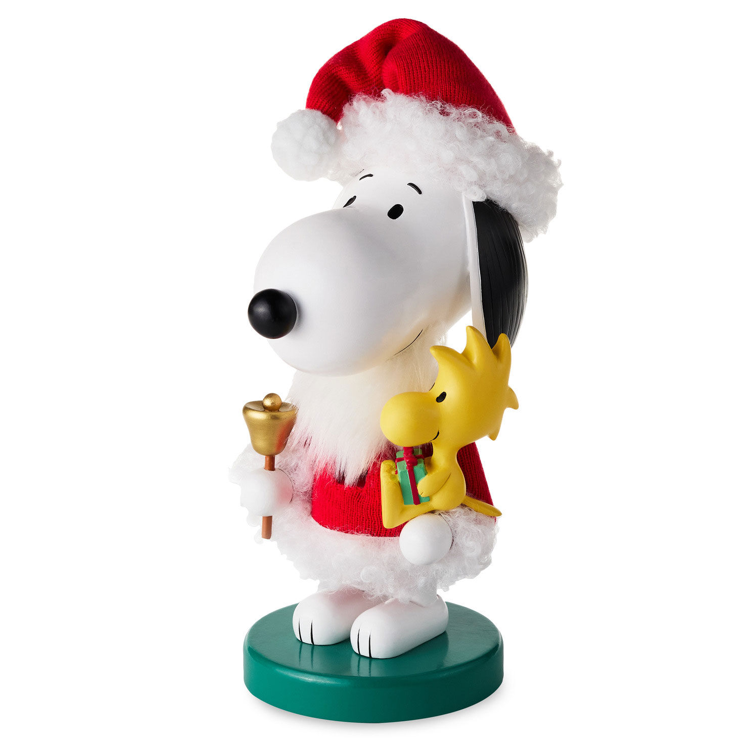 Peanuts® Bell-Ringing Santa Snoopy Nutcracker Figurine, 10" H for only USD 68.99 | Hallmark