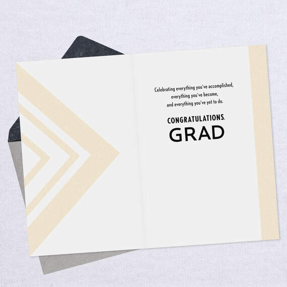 Celebrating You Diamond Pattern High School Graduation Card, , large image number 3