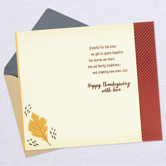 So Thankful for You Thanksgiving Card for Brother and Family, , large image number 3