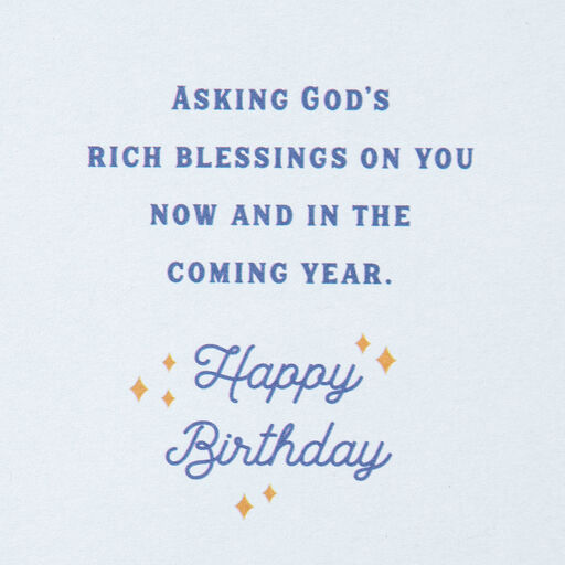 Thank You for All You Do Religious Birthday Card for Pastor, 