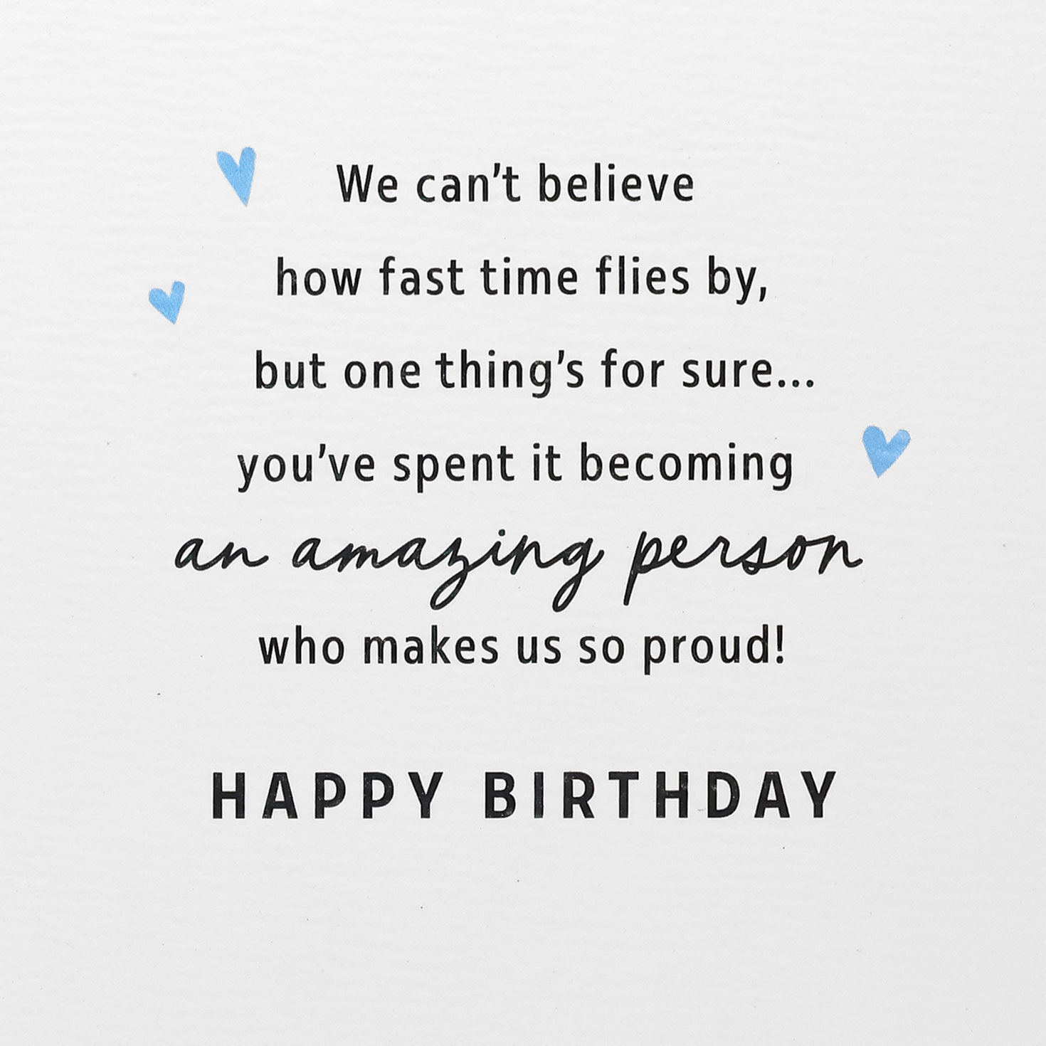 Painted Letters Birthday Card for Son From Parents Sentiment image number 2