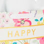 13" Floral Stripe Large Mother's Day Gift Bag With Tissue, , large image number 6