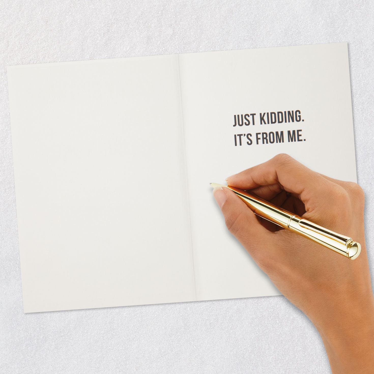 Halo and Wings Funny Birthday Card for Mom or Dad Signing card image number 6