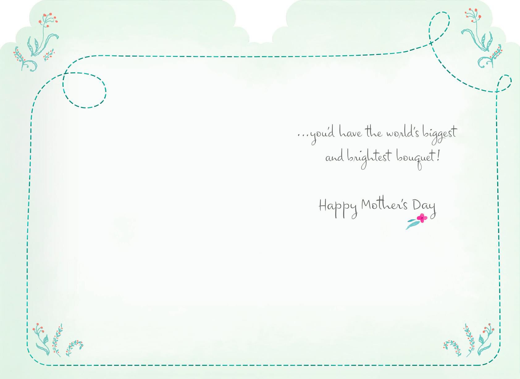 If Wishes Were Flowers Mother's Day Card